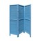 Screen Gems Modern Foldable Indoor 3 Panel Shutter Screen Room Divider